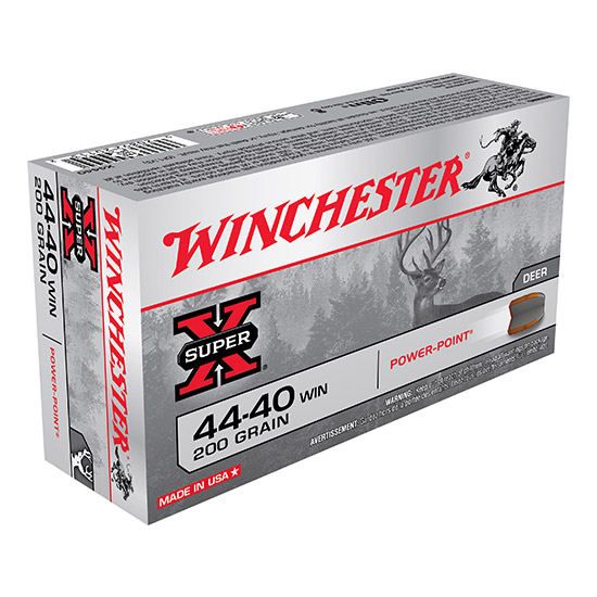 WIN SUPER-X 44-40 200GR POWER POINT 50/10 - Ammunition